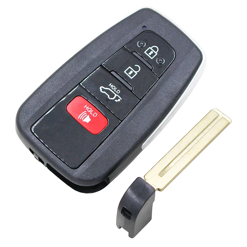 3+1/4 Button ASK314.3MHz Smart Remote Key Fob 8A-Chip FCC ID:14FBC-0351-US suit for- RAV4(aftermarket
