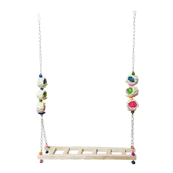 

Chicken Swing Wooden Chicken Toys Hanging, Chicken Swing Wooden Chicken Toys For Hens Bird Parrot Trainning