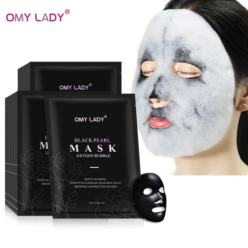 Маска для лица OMY LADY с кислородными пузырьками аминокислотная маска глубокого
