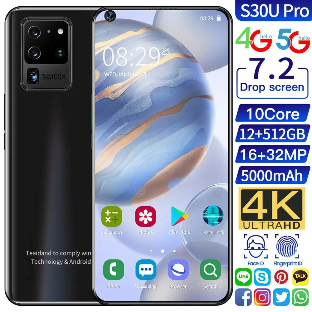 S30u Pro Global Version Smartphone Full Screen 8GB