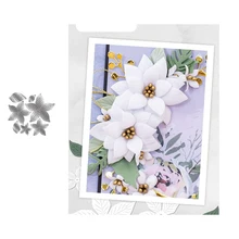 

Flowers Leaves Metal Cutting Dies Craft for Scrapbooking Handmade Knife Mould Blade Punch Stencils Diy Template Model Decoration