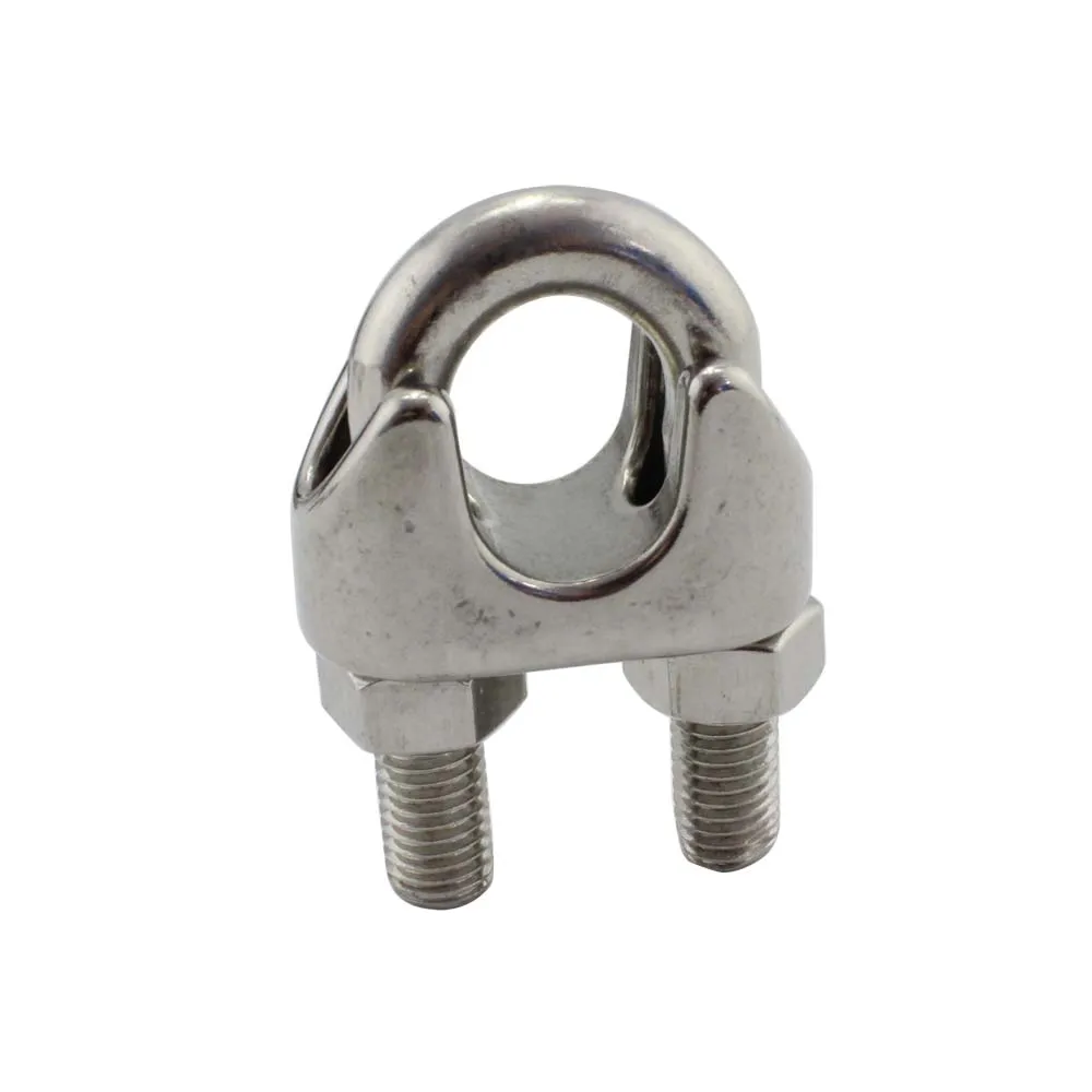 Acciaio Inossidabile 316 M8/M10/10/12Mm Din741 Tipo U Cavo Metallico Clip Bulloni Per Cavi Morsetti Per Rigging Accessori Per Yacht Per Barche Marine