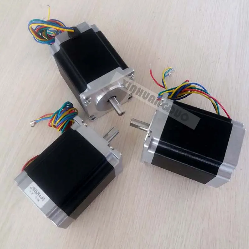 3 шт. Nema 23 CNC 57 шаговый двигатель 270 oz. in = 1.9NM один вал 3A 23HS8430 медицинская промышленная автоматизация