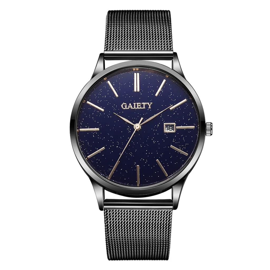 Black Gold Мужские часы Мужские Relogio Masculino Montre Homme Ретро дизайн из нержавеющей стали ремешок аналог, кварцевый сплав наручные часы Relojes Hombre - Цвет: Black Gold