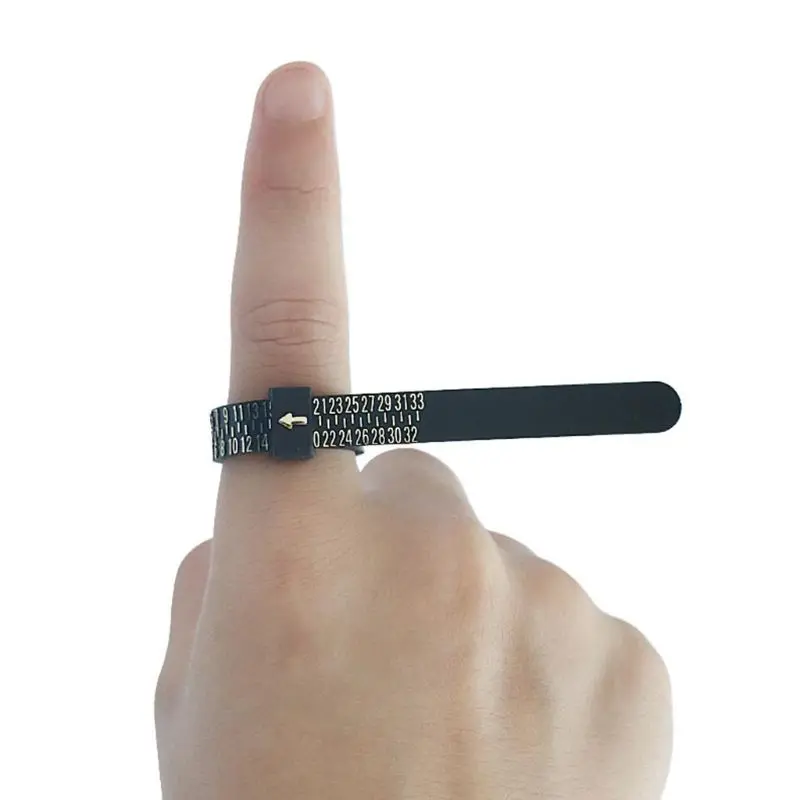 

Measuring Finger Standard Ring Circle US/Hong Kong/Japan/Europe/UK Tape Ruler Jewelry Accessory Measure Gauge Tool