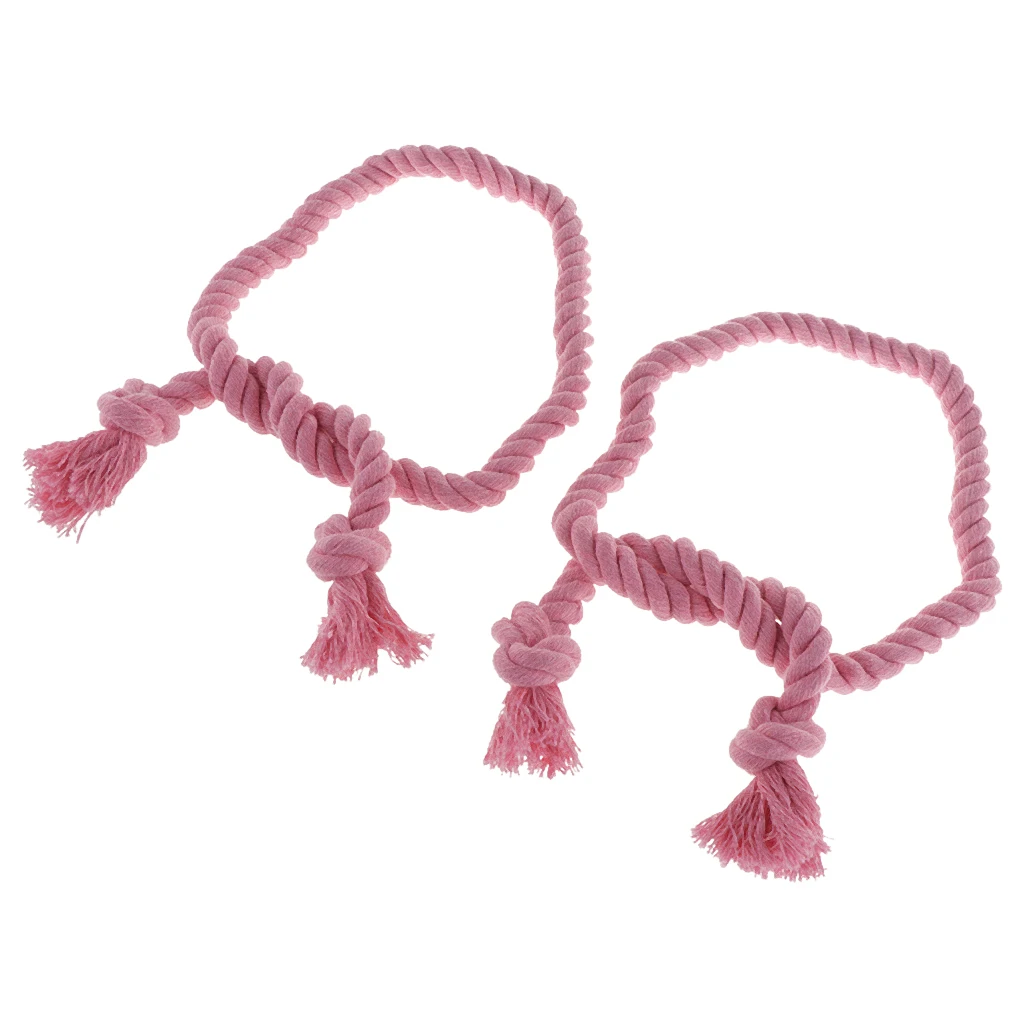 Hand Weave Rope Tiebacks Holdbacks For Curtains Voile Nets Drapes Total Length - 86cm (2pcs Pack)