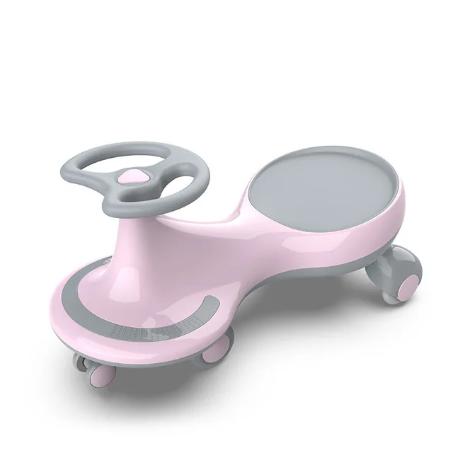 Doki Toy Infant Shining Children Swing Car 1-4 Years Old Children Twist Car Universal Wheel Baby Scooter Anti Rollover Tricycle 5