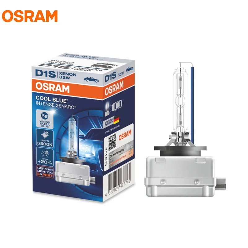1X OSRAM D1S 35 Вт 66140CBI 66144CBI 5500K холодный синий интенсивный ксеноновая лампа HID фара 3