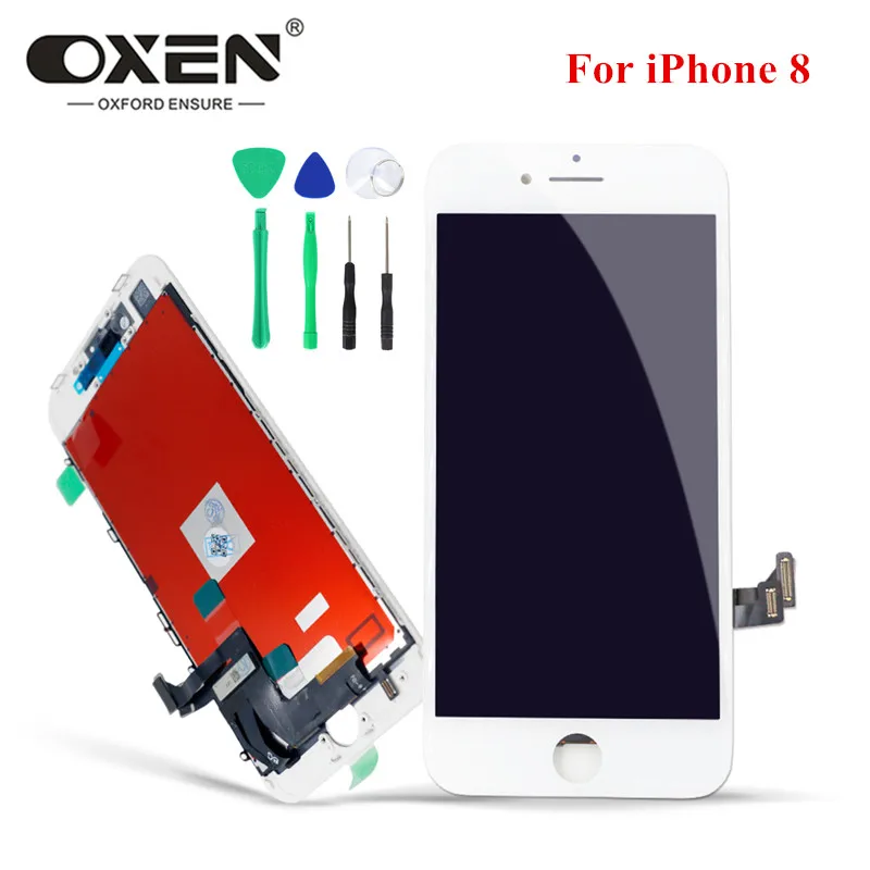 

OXEN 100% Tested LCD Screen for iPhone 8 8G LCD Touch Screen Digitizer Assembly Replacement Display With Free Tools
