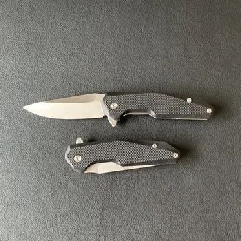 

New Tactical Folding Knife G10 Handle Multifunctional EDC Tool Outdoor Defense Camping Hunting Folding Knives