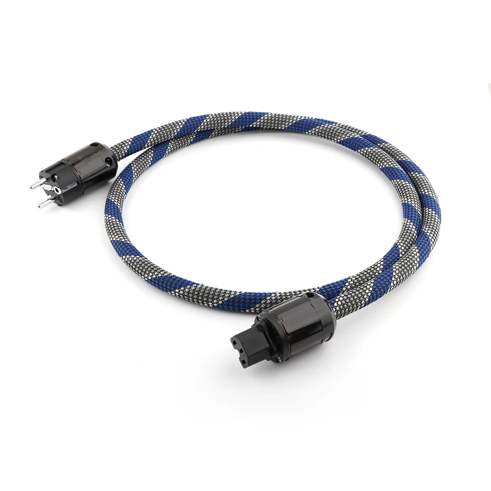 HI End EU AC Power Cable EU Plug Power Cord Audiophile Power Cable CD Tube amplifer headphone
