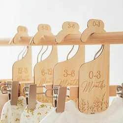 Fournitures pour bébé, mois de naissance, anniversaire, photographie, accessoires, séparateur de garde robe, jalons, cartes en bois, cadeau pour nouvelle maman 
