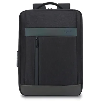 

2020 Simple backpack business computer backpack version security with lock student bag multi-function USB luminous cloth bag