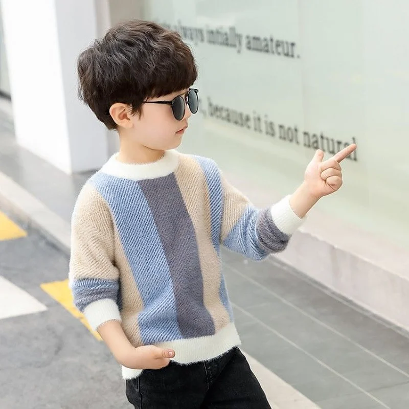 Children's sweater Winter New Cotton Clothing Sweater teenage boys Sweater Children's clothing fall knit sweater 10 12 14 years