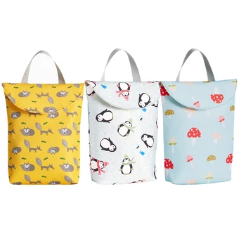 

3 Pcs Multifunctional Baby Diaper Bags Reusable Diaper Organizer Portable Travel Nappy Bag Mummy Storage Bags