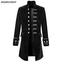 Adisputent мужской смокинг костюм свадебный костюм модный тонкий винтажный костюм блейзеры однотонные длинные готические пиджаки вечерние размера плюс