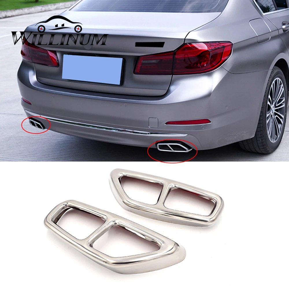 Автомобильный глушитель Накладка для BMW G30 Авто Задние горло выхлопной