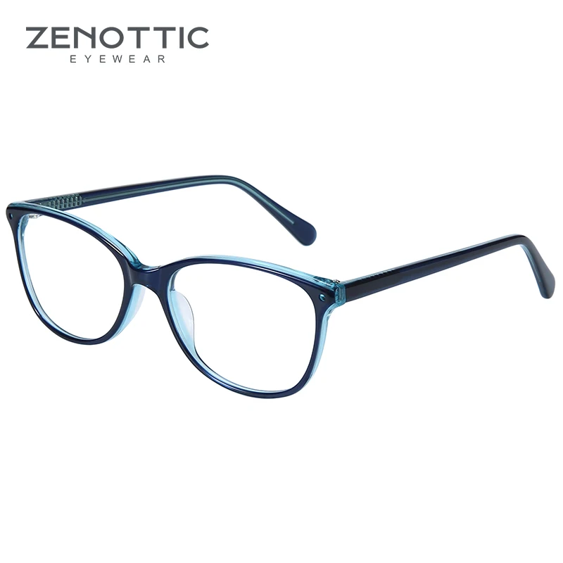 Очки ZENOTTIC ацетатные с защитой от синего света рецептурные оптические