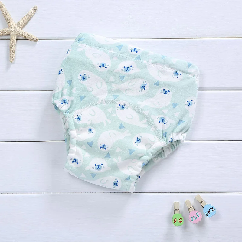 Baby Boy Подгузники Крышка Моющиеся Многоразовые Подгузники Сетка Хлопок Тренировочные Брюки Ткань Пеленки Девочка Зима Лето Подгузники
