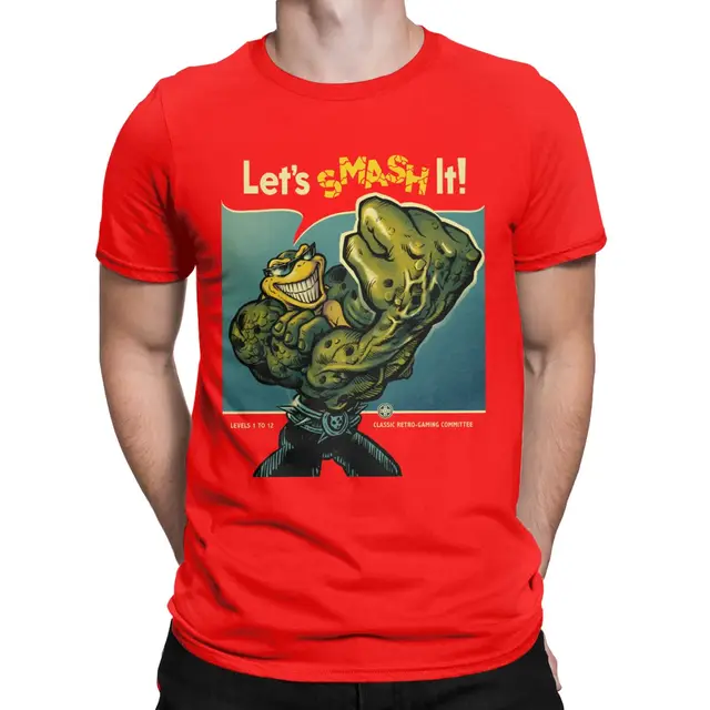 פריחה יכול לרסק Battletoads חולצות 