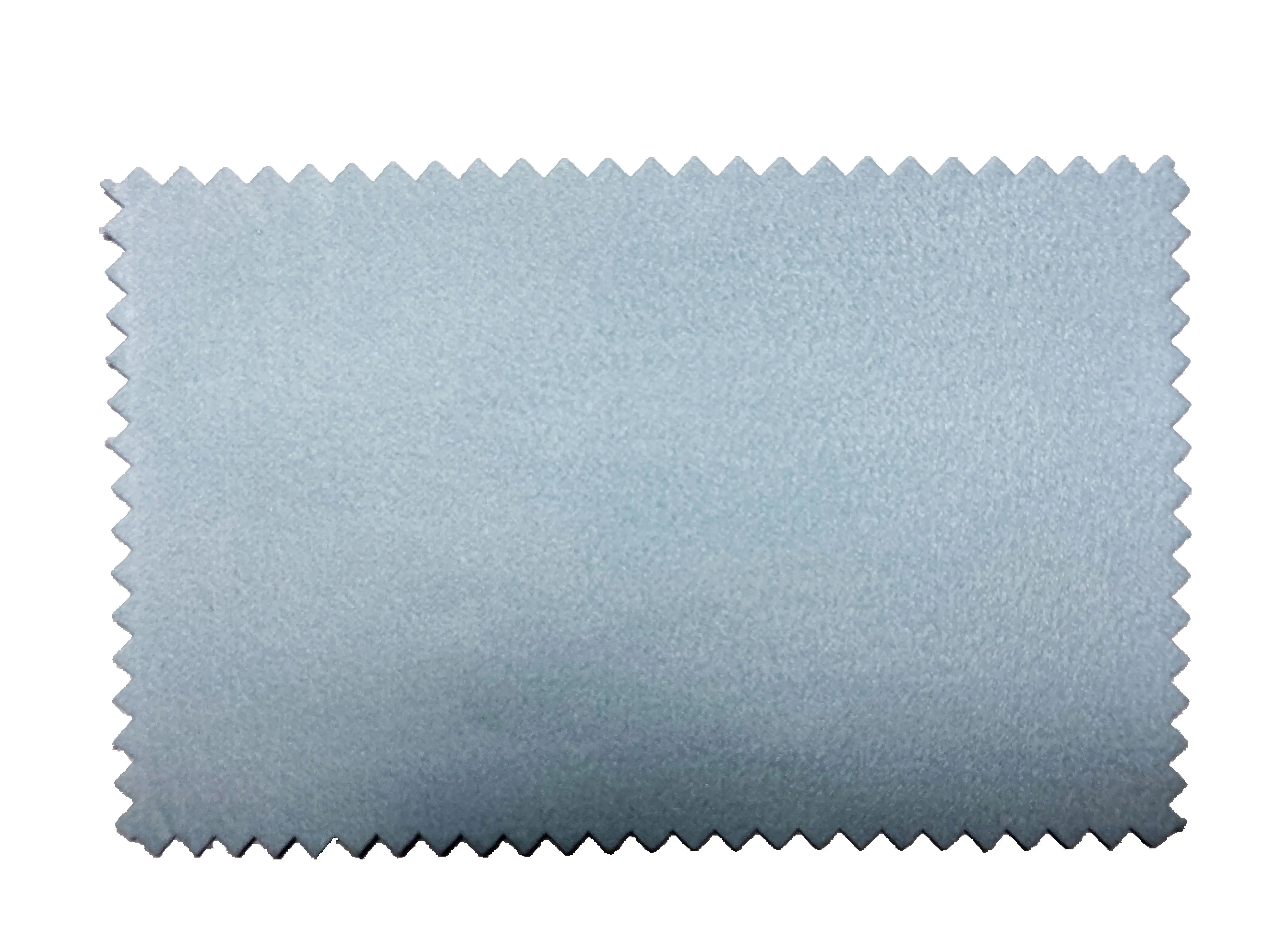 50PCS 10*6.5cm Silver Polish Cloth Cleaning Wiping for Jewelry Opp Bags Individual Packing Suede Fabric Material