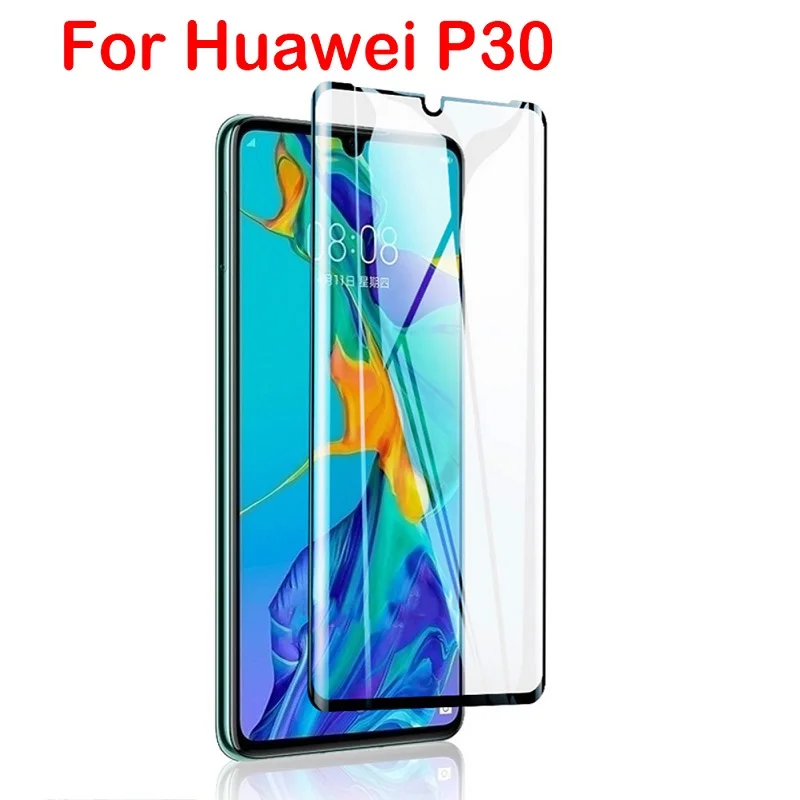 Полное покрытие закаленное защитное стекло для huawei P10 P20 P30 Lite Pro стекло защитная пленка