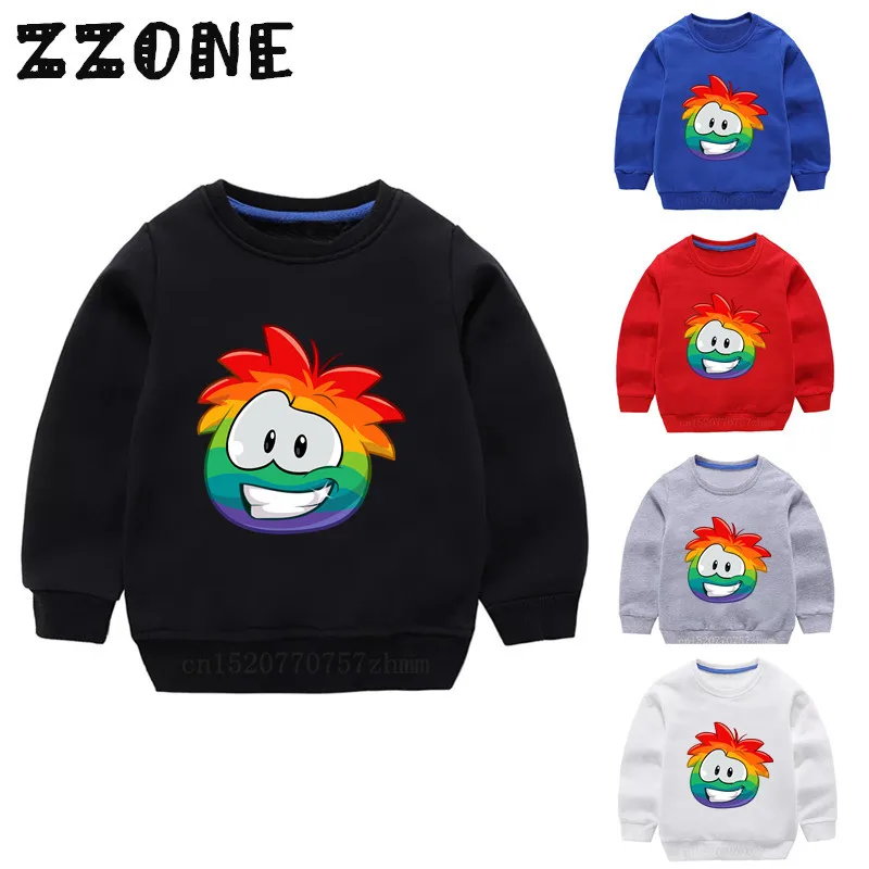 rainbow puffle plush