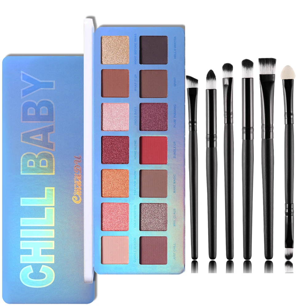 Cmaadu Chill Baby 14 цветов Тени для век макияж Палитра мерцающие матовые телесные