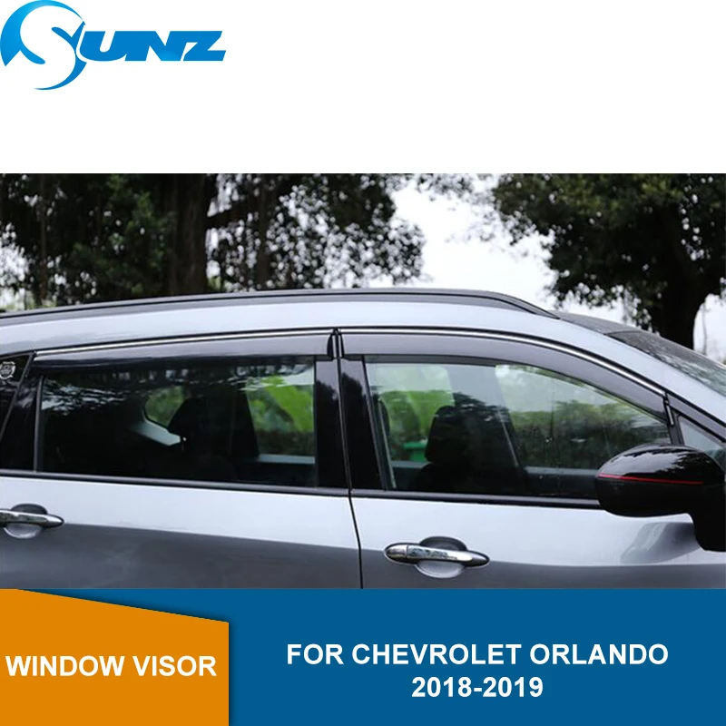 Боковые дефлекторы Winodow, защита от дождя для Chevrolet Orlando, дефлекторы на окна автомобиля