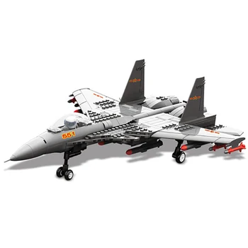 

Wange Military Series J-20 F15 Fighter Helicoper Model DIY Building Blocks Small Brick Toy For Children Christmas Birthday Gifts