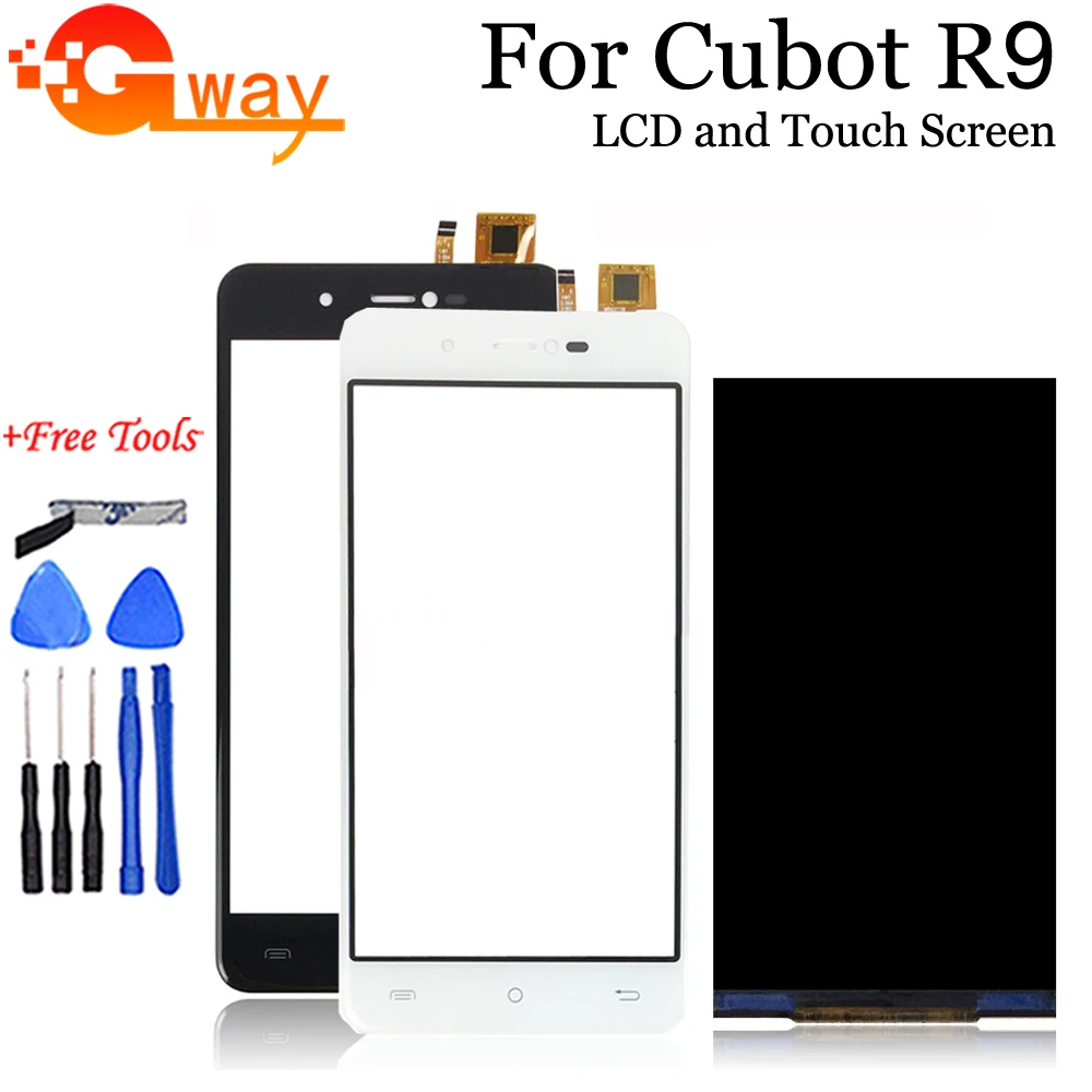 5&quot For Cubot R9 LCD Display+Touch Screen Assembly 100% Tested LCD+Touch Digitizer Glass Panel Replacement + Tools | Мобильные