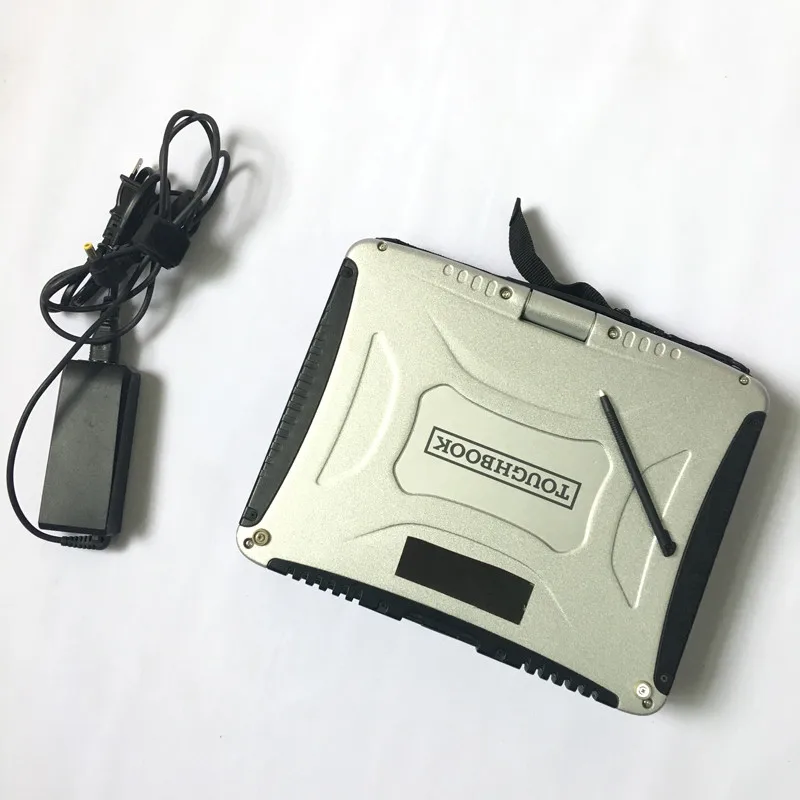 Car diagnostic computer toughbook cf19 laptop 2G ram & rotate screen second hand works for mb star