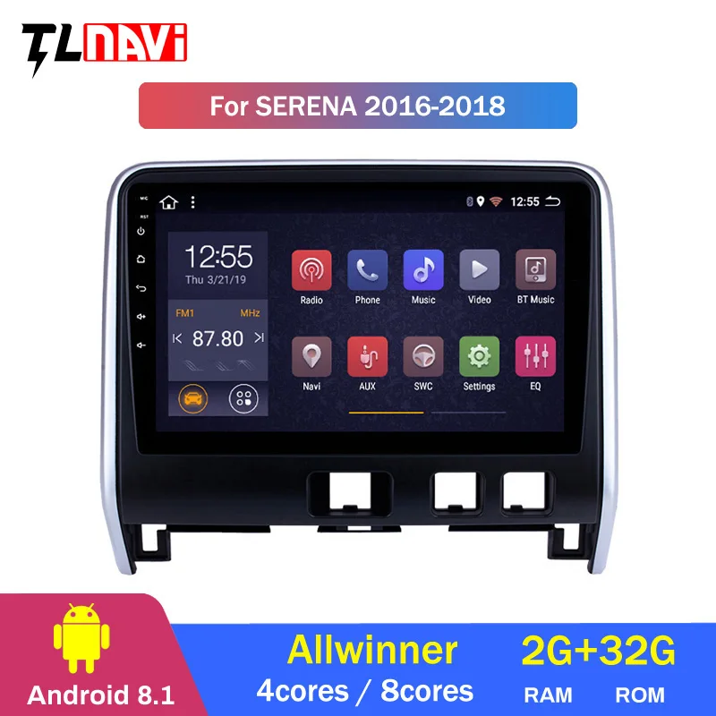 

Car Stereo 10.1" GPS Navi Android 8.1 Radio Player For Nissan Serena 2016 2017 2018 Head Unit Autoradio Bluetooth Music