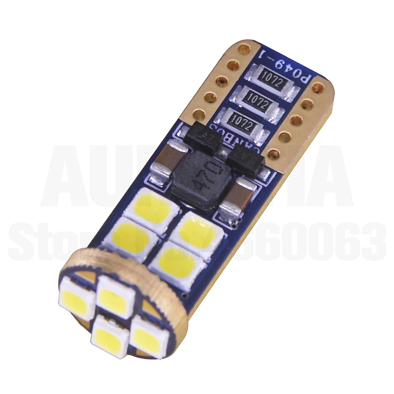 500x T10 светодиодный 194 W5W 12 Светодиодный 501 Высокое качество 2835 SMD авто отложным воротником сбоку номерной знак светильник лампа габаритного огня с can-bus