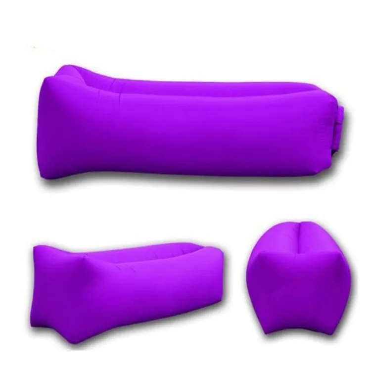 

Factory Direct Selling Stand-up Single Layer Nylon Portable Air-Free Inflatable Lounger Seat Outdoor Beach Camping