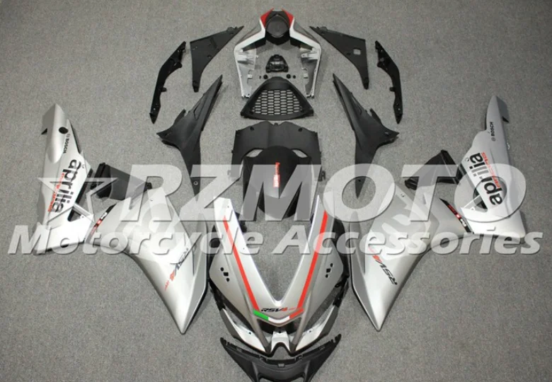 Литьевая Форма ABS Обтекатели комплект подходит для Aprilia RSV4 1000 2009- 09 10 11 12 13 14 на заказ серебро черный