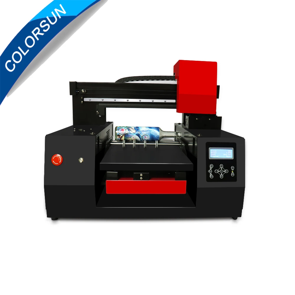 Colorsun скорость зарядки увеличена почти A3 + УФ принтер кожа акриловые планшетный