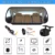 JIEPIE 7 inch Reversing camera monitor kit, Car Rear View Parking White Mirror Monitor with Night Vision Rear view camera
