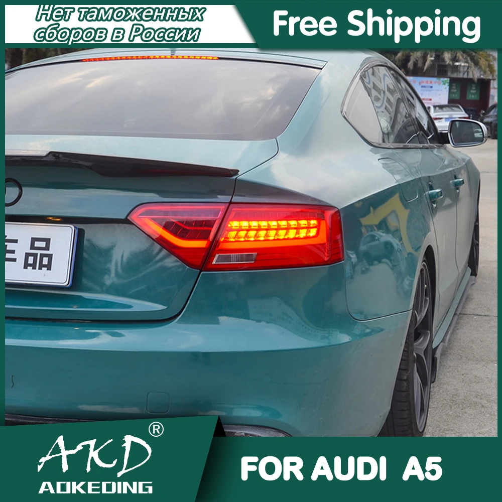 

Car For Audi A5 2008-2016 Tail Lamp Led Fog Lights DRL Hella Tuning Light Car Accessories A5 Tail Lights