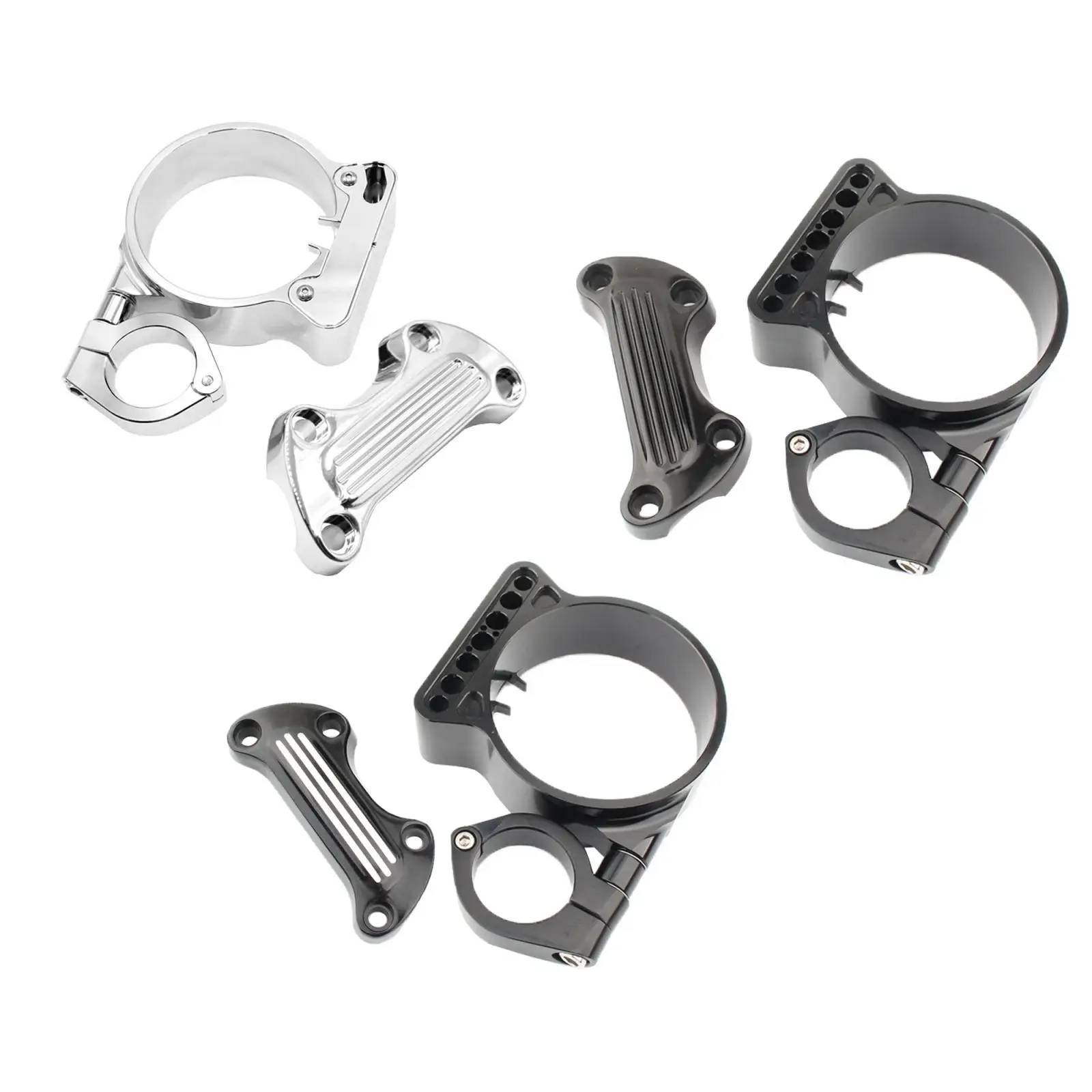 39mm/16" Side Mount Speedo Relocator Bracket Handle Bar Riser Kit For