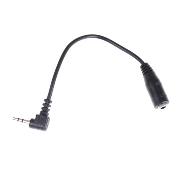 

1pc 2.5mm Male To 3.5mm Female Audio Stereo Headphone Earphone Converter Adapter
