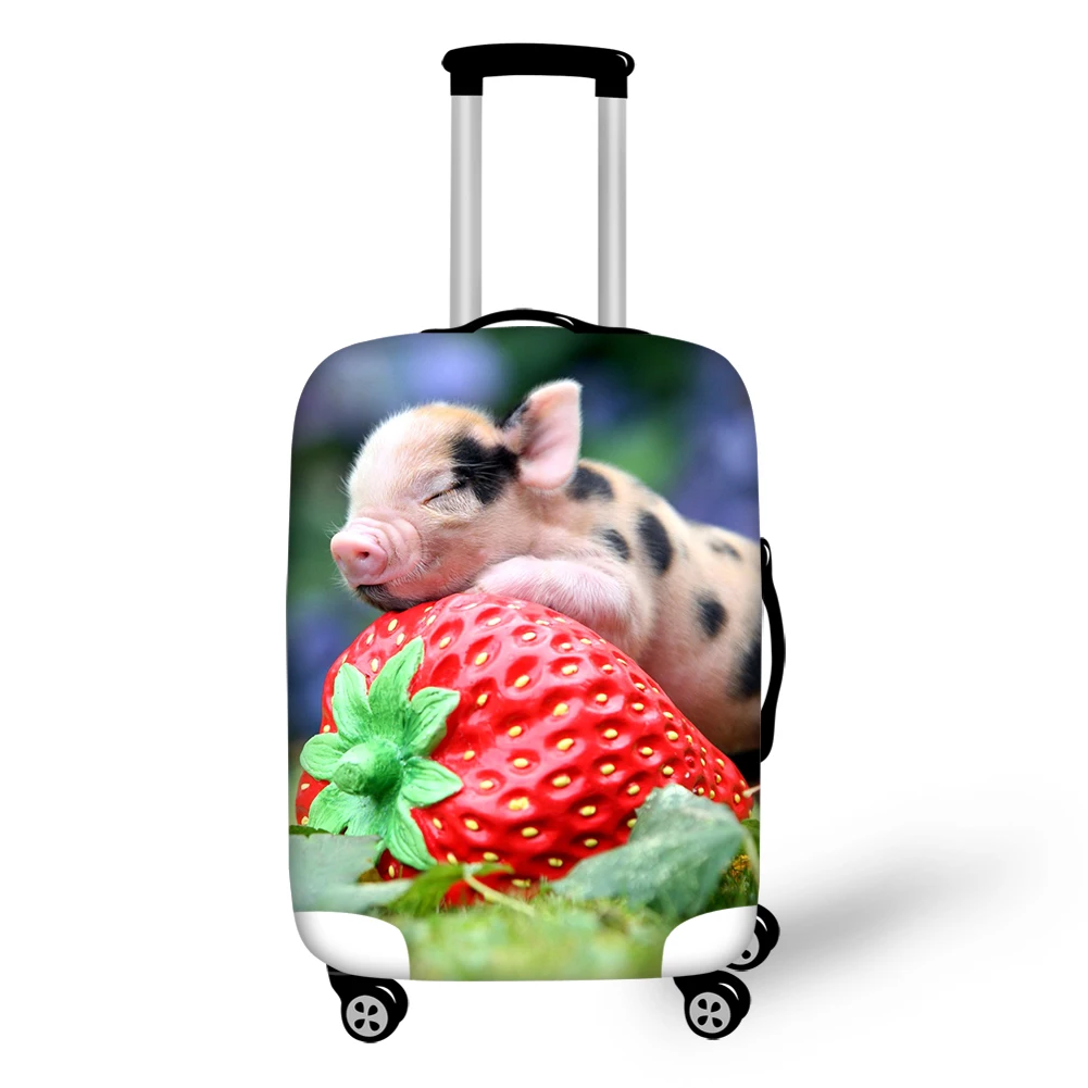 

HaoYun Fashion Suitcase Cover The Little Pig Pattern Luggage Cover Kawaii Animal Design Elastic Dust-proof Luggage Protector
