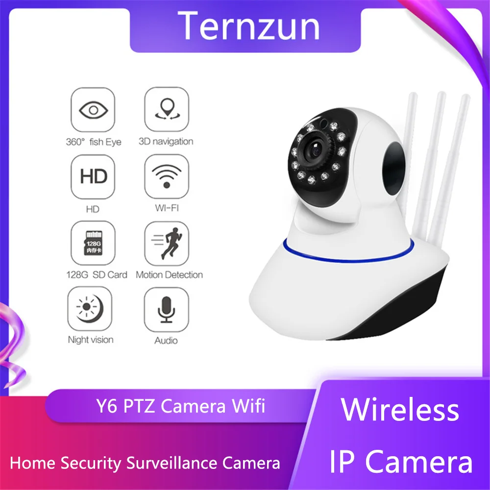 

360Â° Panoramic Wireless IP Camera Wifi PTZ Camera Home Security Video Surveillance IR Night Vision Voice Call Motion Detection
