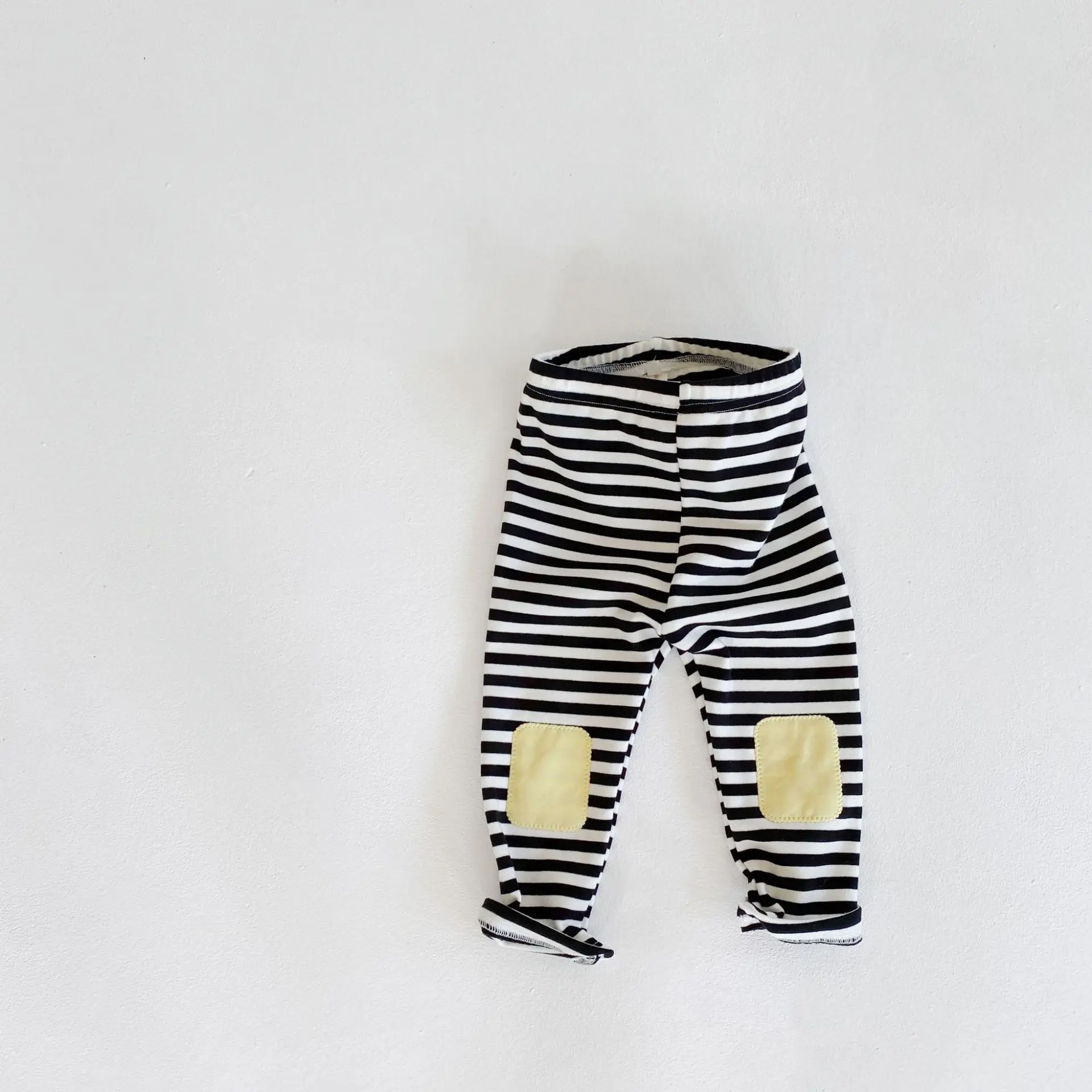 Algodão de Alta Meninas do Bebê Outono Novo Qualidade Bebê Meia-calça Listrado Leggings Crianças Recém-nascidos Calças Casuais 0-24m 6 Mamãe e Bebê