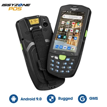 

Issyzonepos Android 9.0 Rugged Handheld PDA 2D Barcode Scanner IP67 POS Data Collector Honeywell N6603 Barcode Reader 3GB RAM