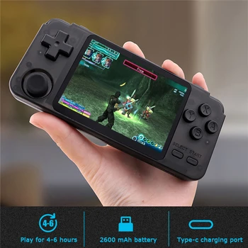 

Quad-Core 1.3GHZ Handheld Game Console 3.5'' HD IPS Screen Game Player + 32GB Card Support for PSP for GBA for N64 for SNES