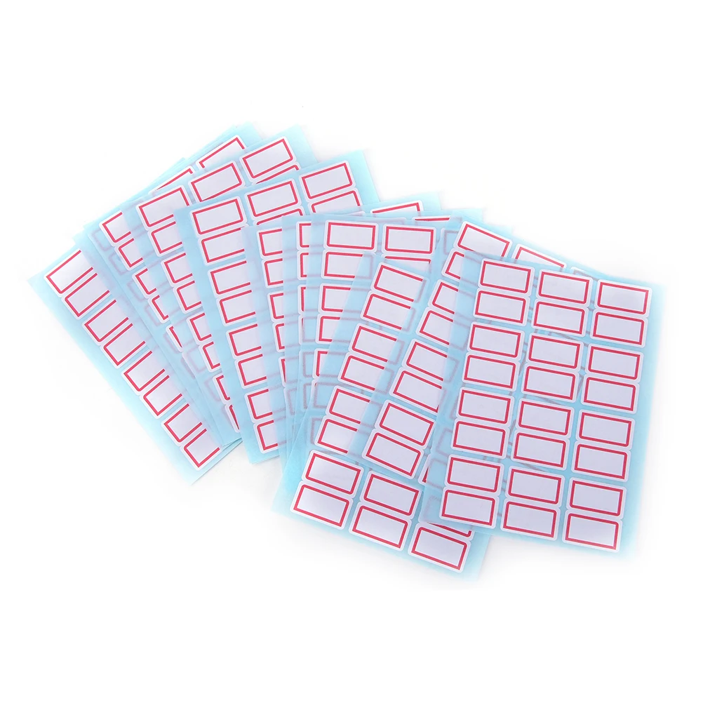 

1 Pack Self Adhesive Sticky White Label Writable Name Stickers Blank Note Label Wholesale low price