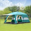 Ultralarge one hall two bedroom double layer 6-12 person use outdoor party family camping tent ► Photo 1/3