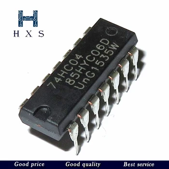 

100 pcs SN74HC04N SN74HC04 74HC04N DIP-14 74HC04 7404 DIP14 new and original