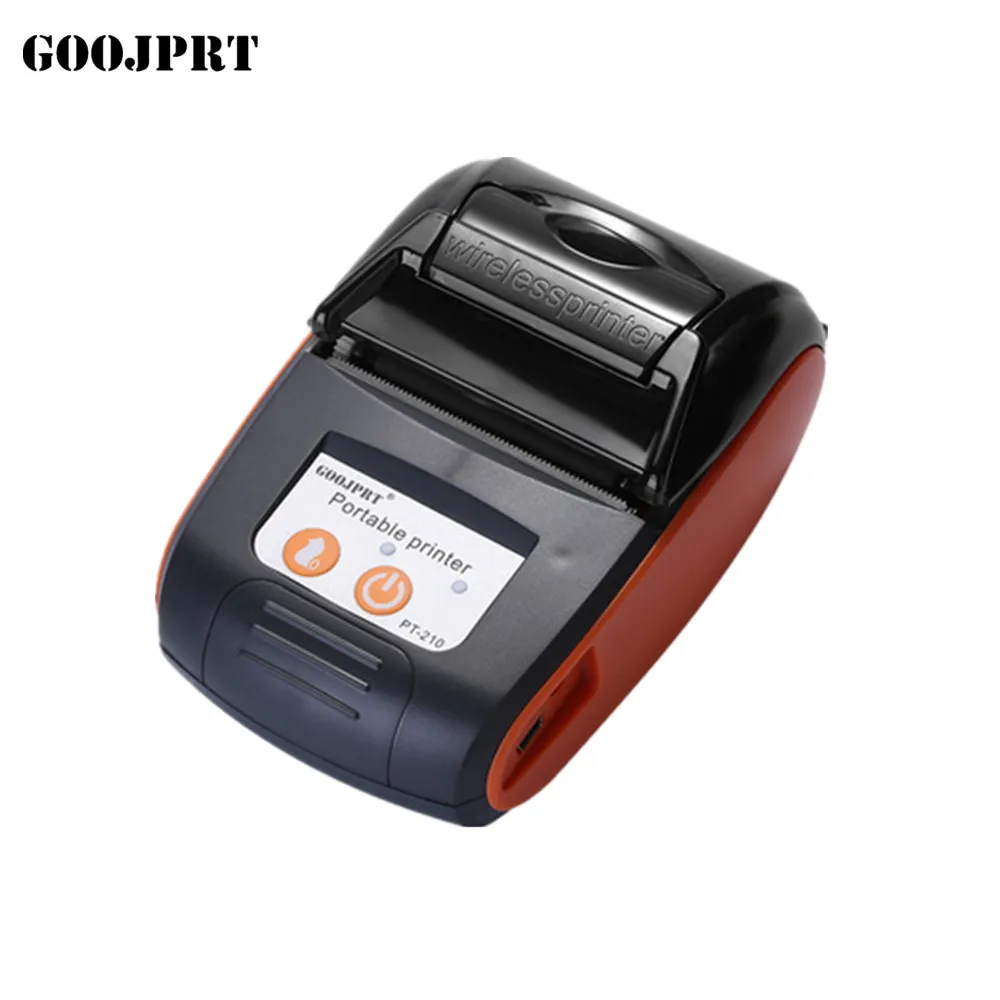 GOOJPRT портативный Bluetooth принтер мини карманный принтер мобильный Термальный чековый принтер для iOS Android Windows ручной 58 мм